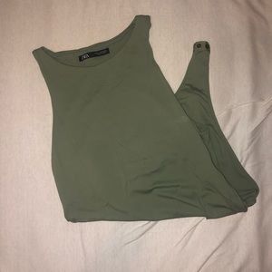Zara green Bodysuit